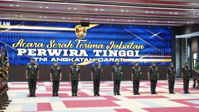 Sertijab Pejabat Tinggi TNI AD, Kasad Dudung Sebut Jabat adalah Amanah yang Harus Dipertanggungjawabkan